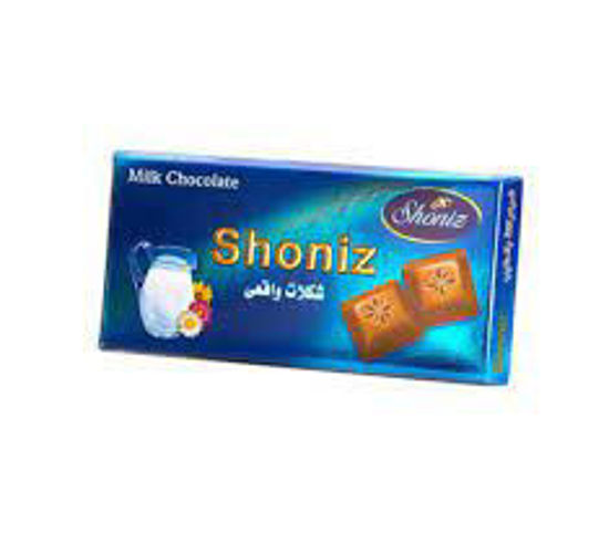 تصویر از شونیز شکلات شیری تخته ای 100گ