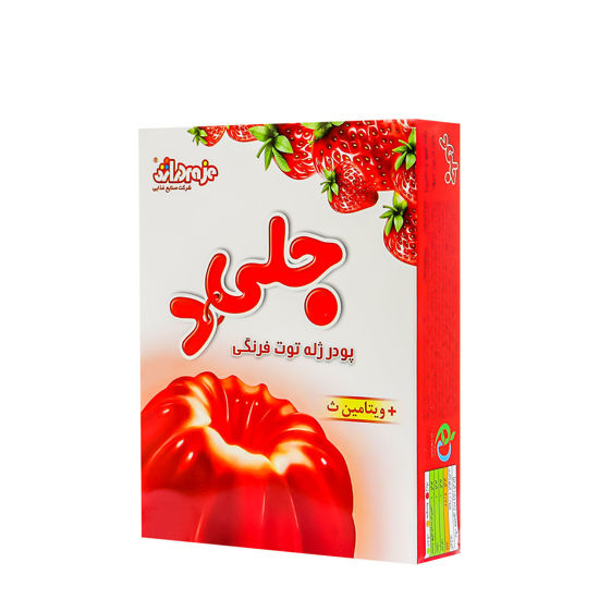 تصویر از دراژه پودر ژله توت فرنگی 100گ