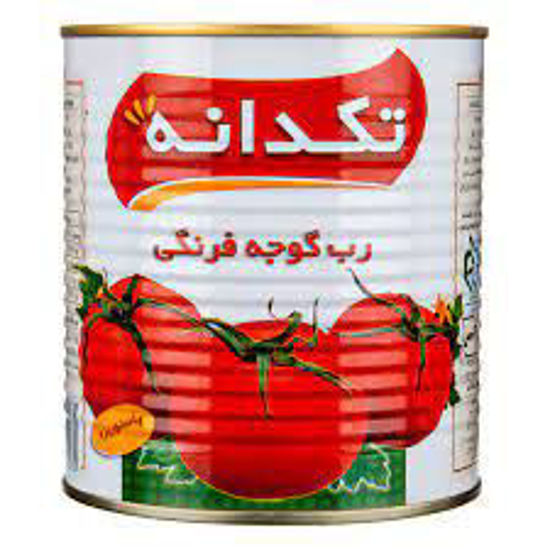 تصویر از تکدانه رب گوجه فرنگی قوطی 800گ