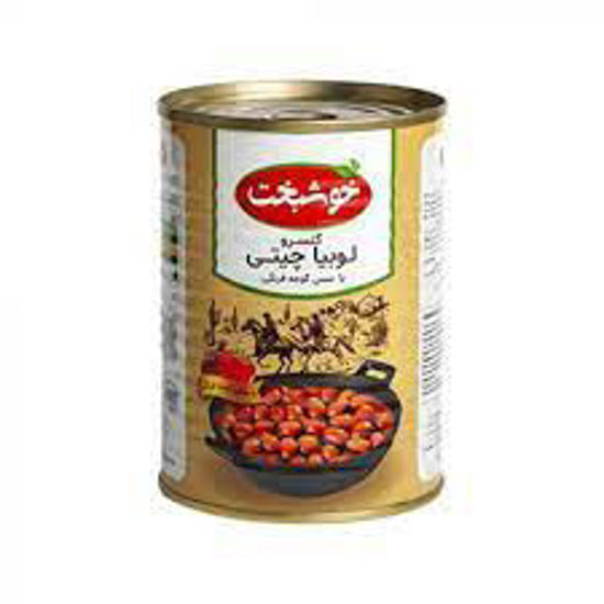 تصویر از خوشبخت کنسرو لوبیا چیتی قوطی 440گ