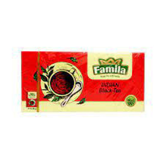 تصویر از فامیلا چای سیاه کیسه ای خارجی طعم گس 25عددی