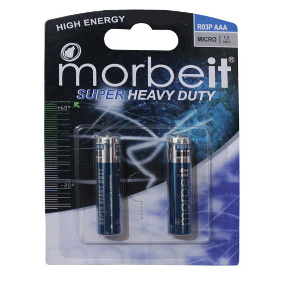 تصویر از موربیت باطری نیم قلم 2 عددی