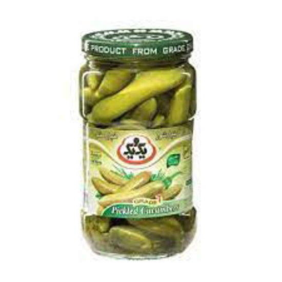 تصویر از یک و یک خیارشور ممتاز شیشه 660گ