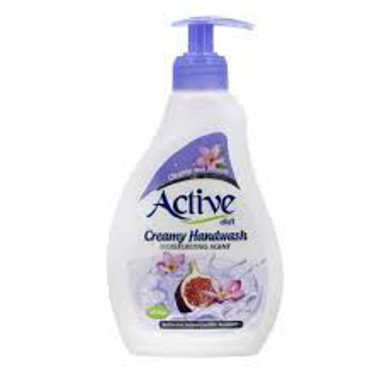 تصویر از اکتیو مایع دستشویی کرمی بنفش 350گ