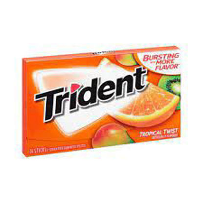 تصویر از تریدنت آدامس پرتقال کیوی 14ع