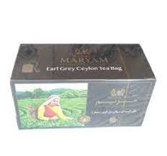 تصویر از مریم چای کیسه ای ارل گری معطر 25ع