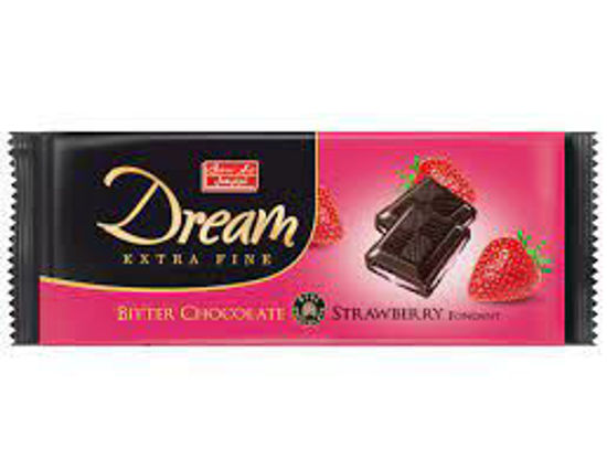 تصویر از ش ع شکلات بیسکویت کرم شیری تخته ای توت فرنگی 100گ