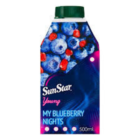 تصویر از سان استار آبمیوه بلوبری 500 م