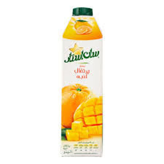 تصویر از سان استار آب پرتقال و انبه 1 ل