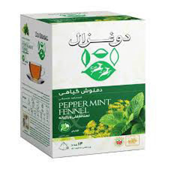 تصویر از دوغزال دمنوش کیسه ای نعنا فلفلی  و رازیانه 14ع