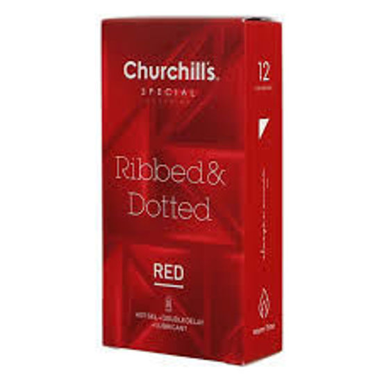 تصویر از چرچیلز کاندوم خاردار و شیاردار تاخیری 12ع