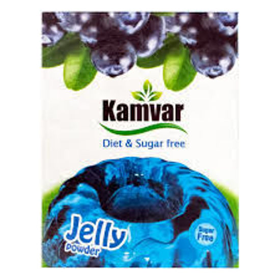 تصویر از کامور پودر ژله بلوبری بدون قند