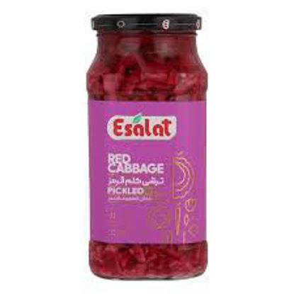 تصویر از اصالت ترشی کلم قرمز شیشه 570 گ