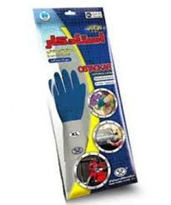 تصویر از استادکار دستکش صنعتی دورنگ خیلی بزرگ