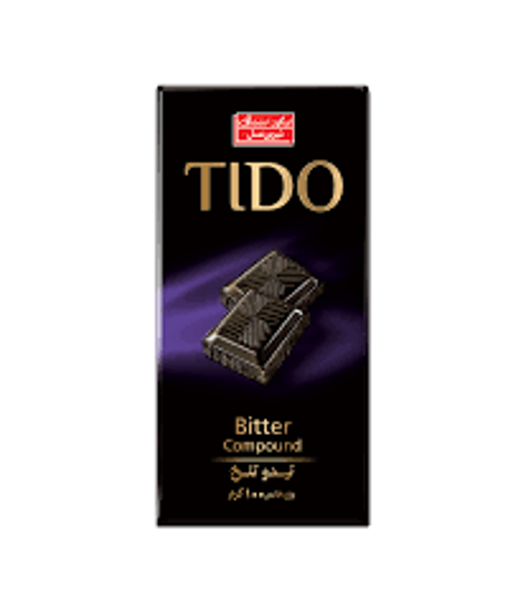 تصویر از ش ع تیدو شکلات تلخ 100 گ