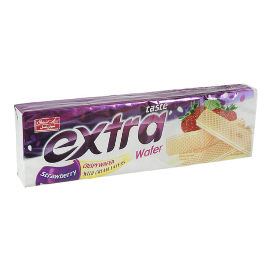 تصویر از ش ع اکسترا ویفر توت فرنگی 60گ