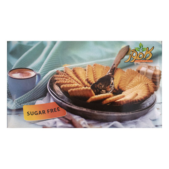 تصویر از کامور بیسکویت وانیلی بدون قند جعبه 700گ