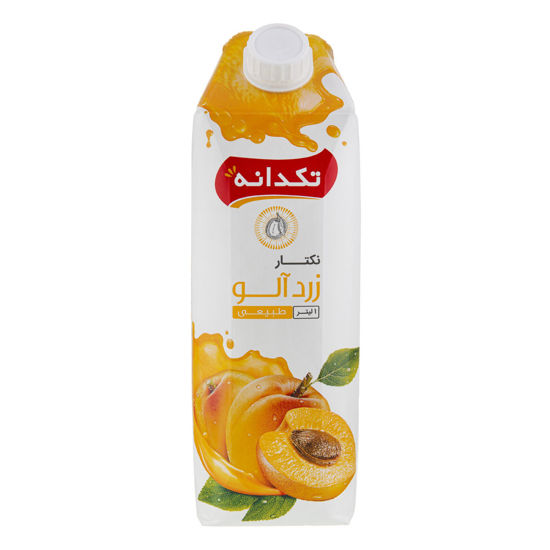 تصویر از تکدانه آب زردآلو 1ل