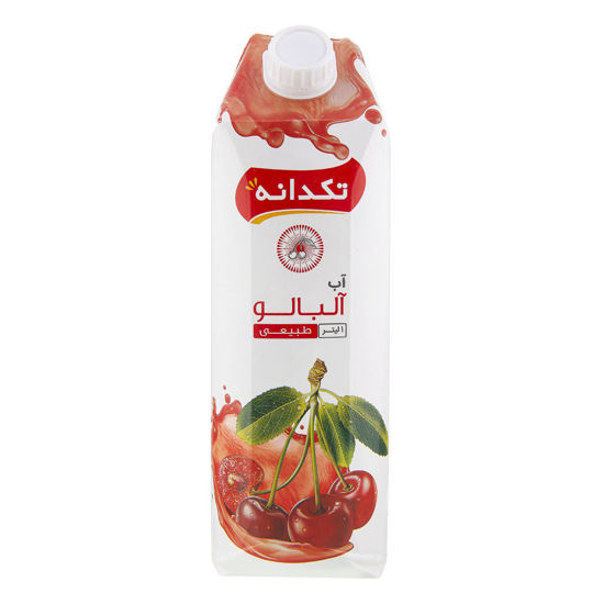 تصویر از تکدانه آب آلبالو 1ل