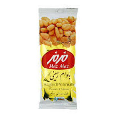 تصویر از مزمز بادام زمینی نمکی 40گ