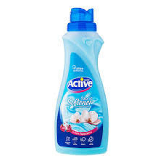 تصویر از اکتیو نرم کننده حوله و لباس آبی 1ل