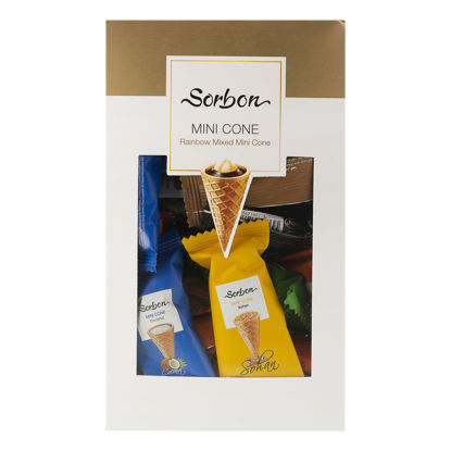 تصویر از سوربن مینی کن شکلات میکس رنگی350گ