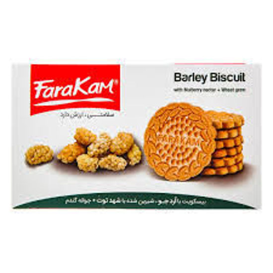 تصویر از فراکام بیسکویت جوانه گندم و شهد توت 345گ