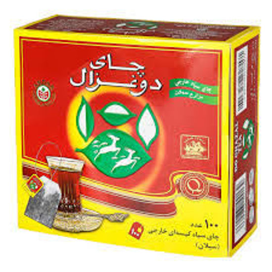 تصویر از دوغزال چای سیاه کیسه ای  100ع