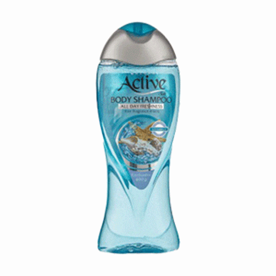 تصویر از اکتیو شامپو بدن آبی 400گ