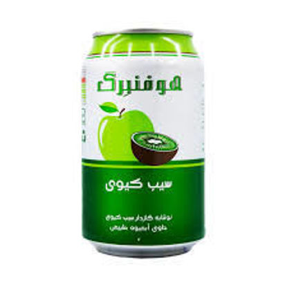 تصویر از هوفنبرگ نوشیدنی سیب کیوی قوطی 330م