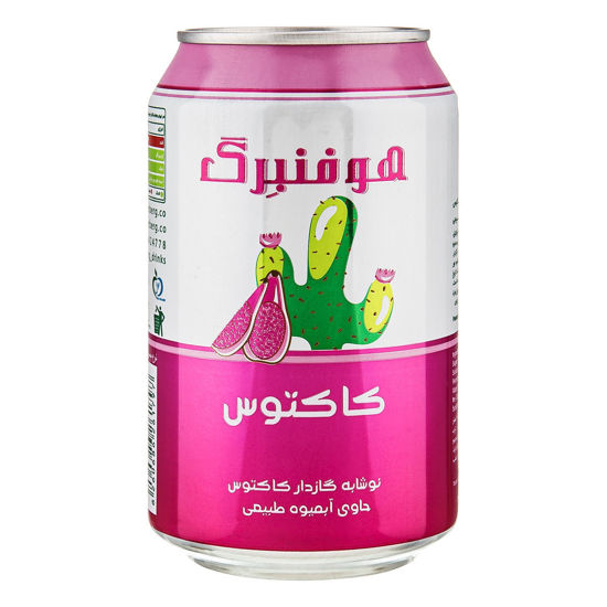 تصویر از هوفنبرگ نوشابه گازدار کاکتوس قوطی 330م
