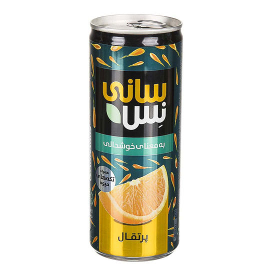 تصویر از سانی نس نوشیدنی پرتقال قوطی 240م