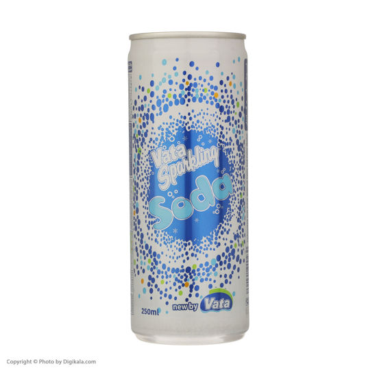 تصویر از واتا اسپارکلینگ سودا قوطی فلزی250م