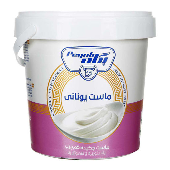 تصویر از پگاه ماست یونانی سطلی کم چرب 1500گ