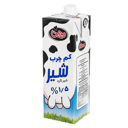 تصویر از میهن شیر لایت 1.5% چربی 1ل