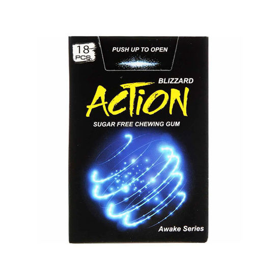 تصویر از اکشن آدامس اکالیپتوس بدون شکر جعبه ای