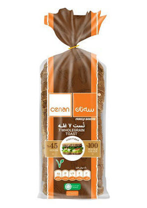 تصویر از سه نان تست هفت غله